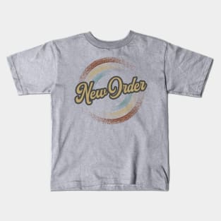 New Order Circular Fade Kids T-Shirt